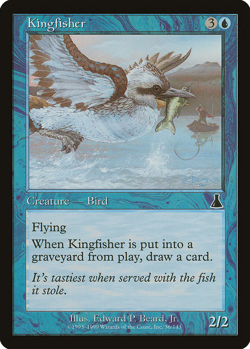Kingfisher (Retro Frame) 1