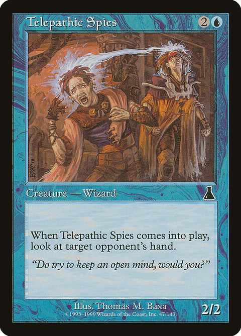 Telepathic Spies (Retro Frame)
