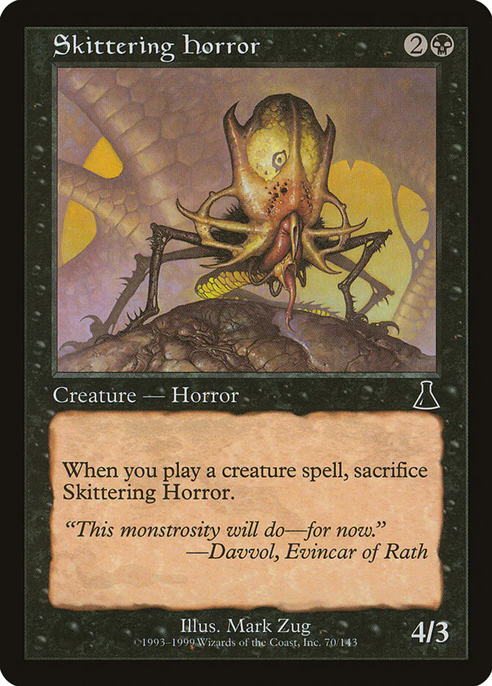 Skittering Horror (Retro Frame) 1