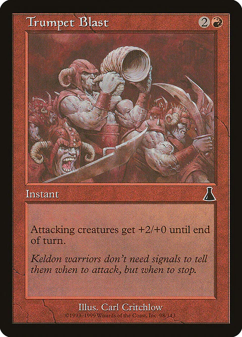 Trumpet Blast (Retro Frame)