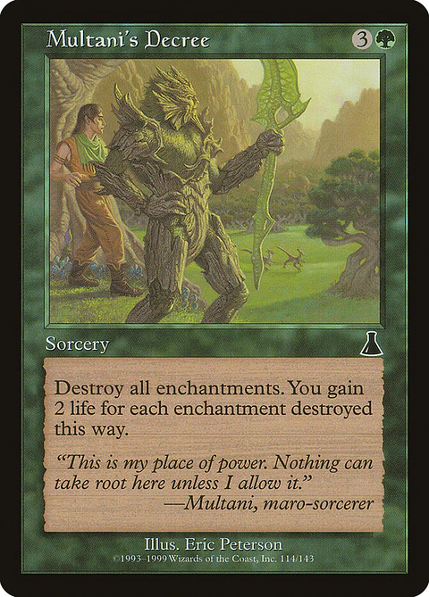 Multani's Decree (Retro Frame)