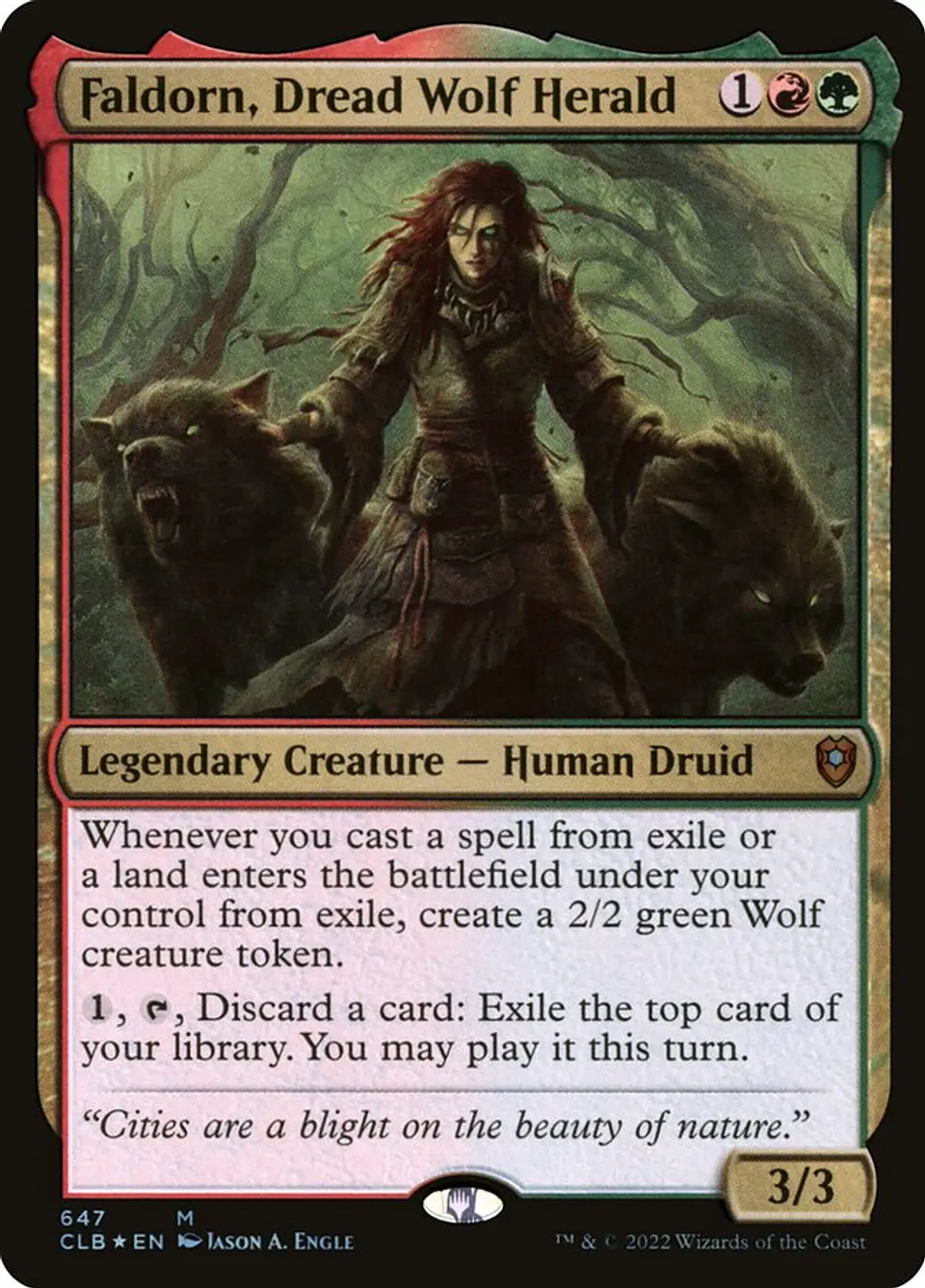 Faldorn, Dread Wolf Herald 1