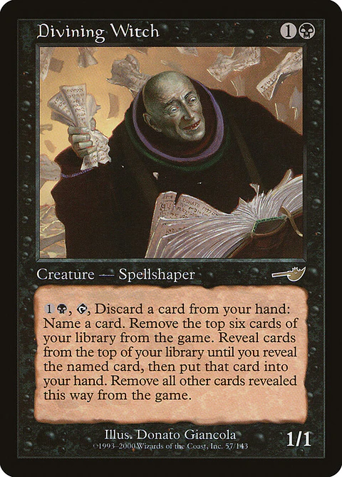 Divining Witch (Retro Frame)