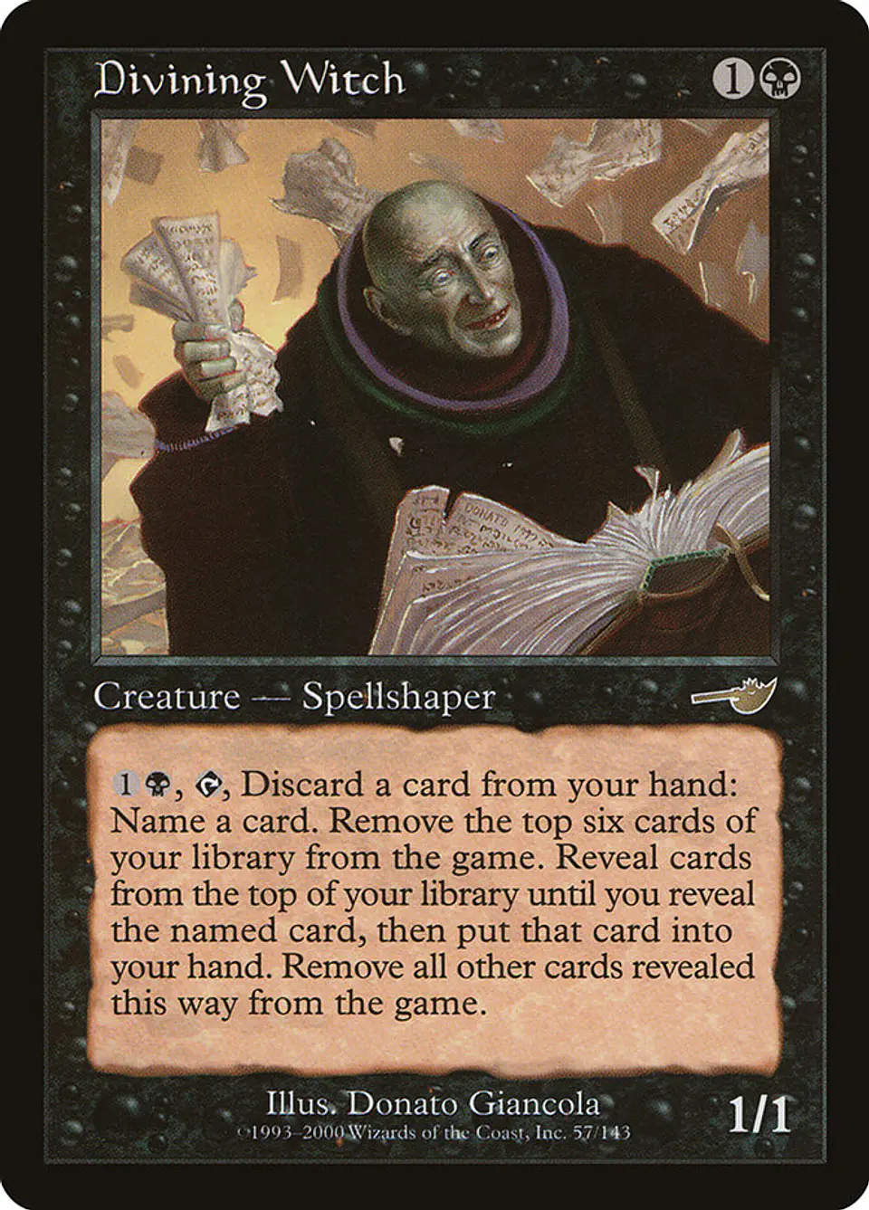Divining Witch (Retro Frame) 1