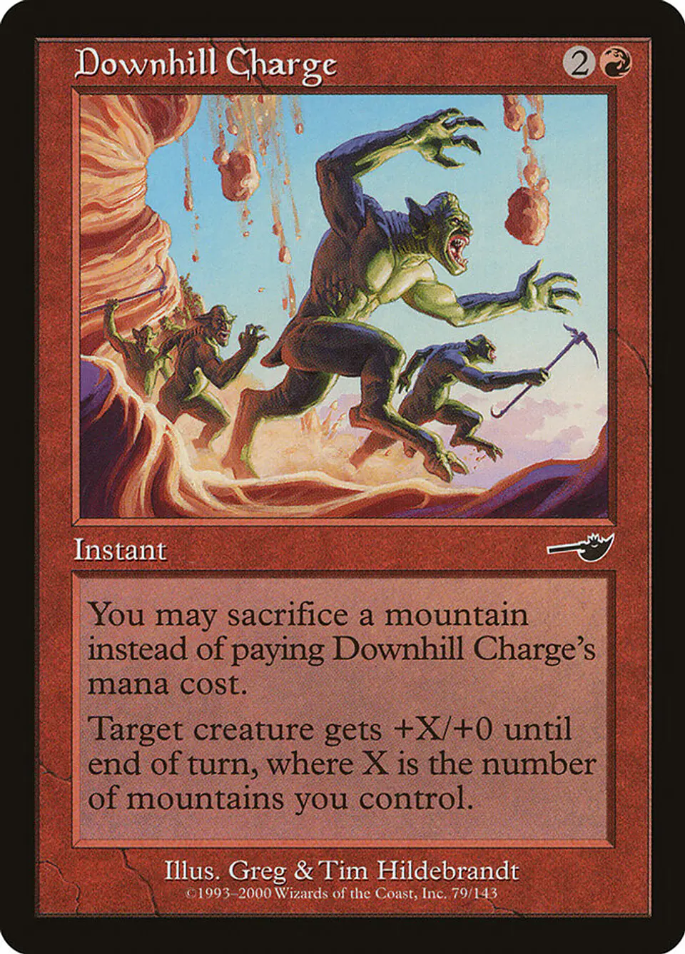 Downhill Charge (Retro Frame) 1