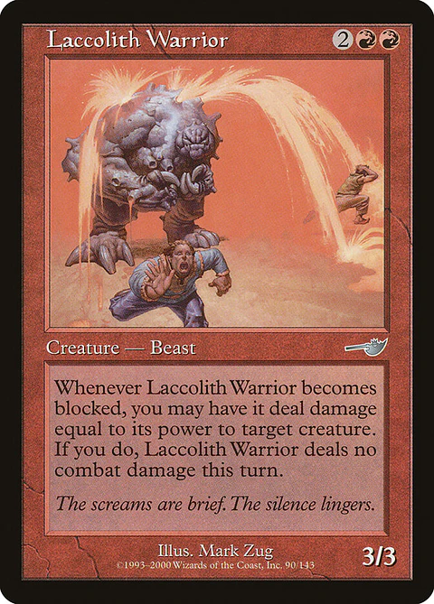 Laccolith Warrior (Retro Frame)