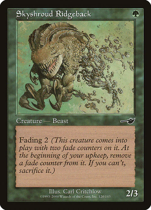 Skyshroud Ridgeback (Retro Frame)