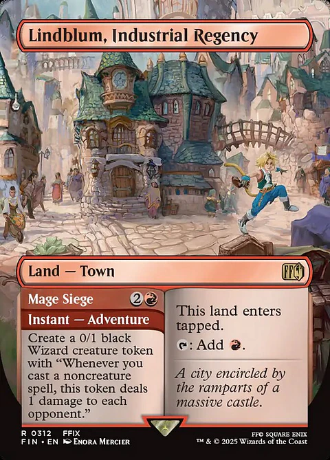 Lindblum, Industrial Regency // Mage Siege (Borderless)