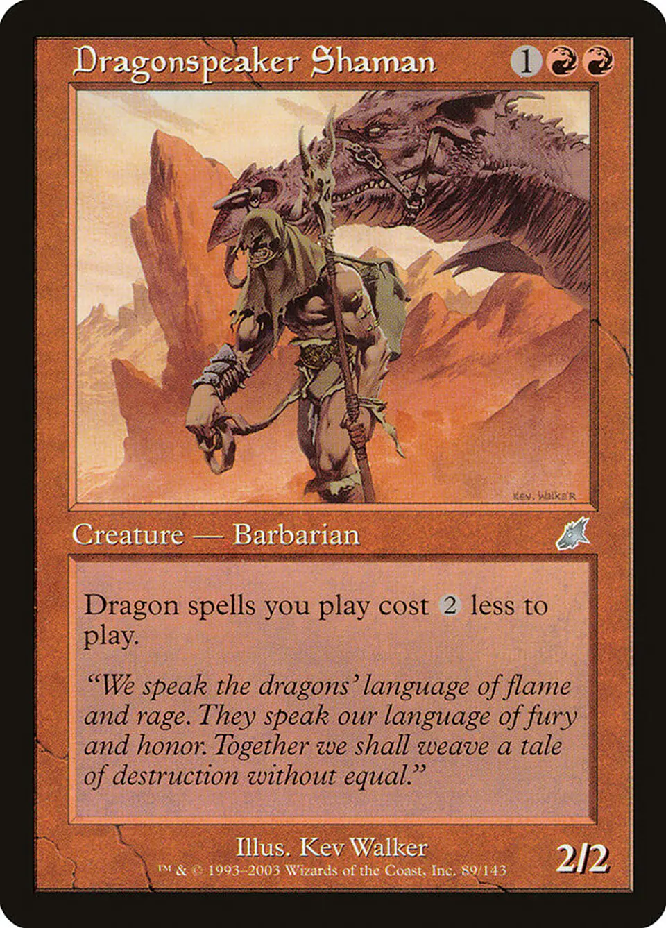 Dragonspeaker Shaman (Retro Frame) 1