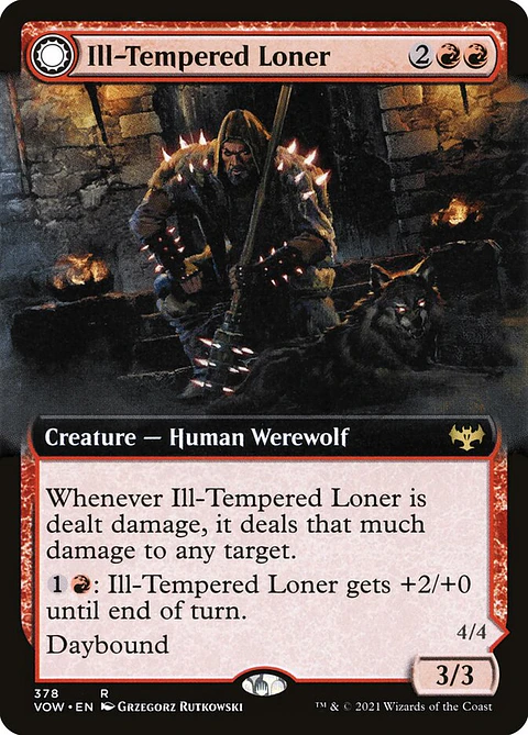 Ill-Tempered Loner // Howlpack Avenger (Extended Art)