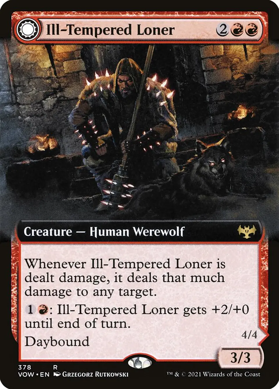 Ill-Tempered Loner // Howlpack Avenger (Extended Art) 1