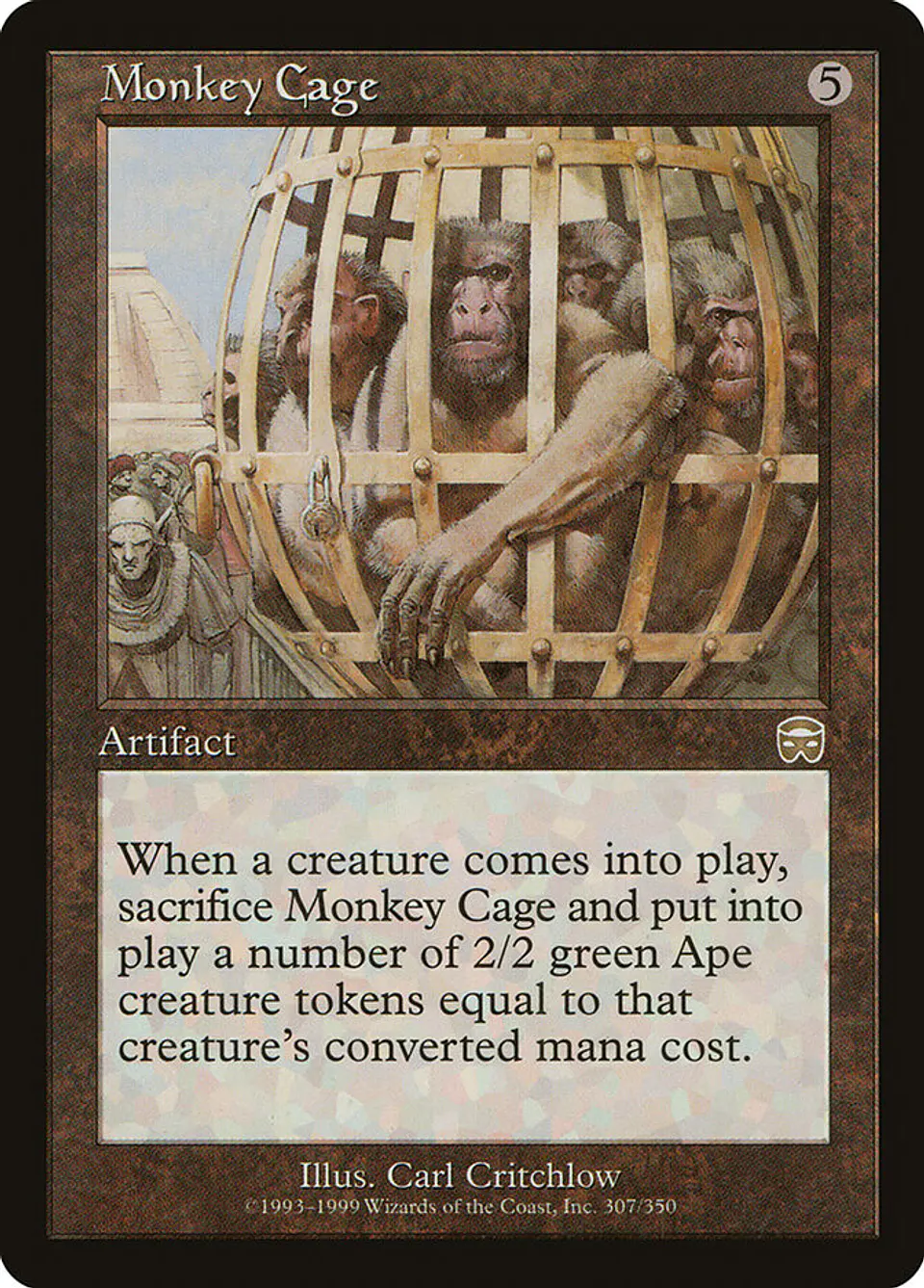 Monkey Cage (Retro Frame) 1