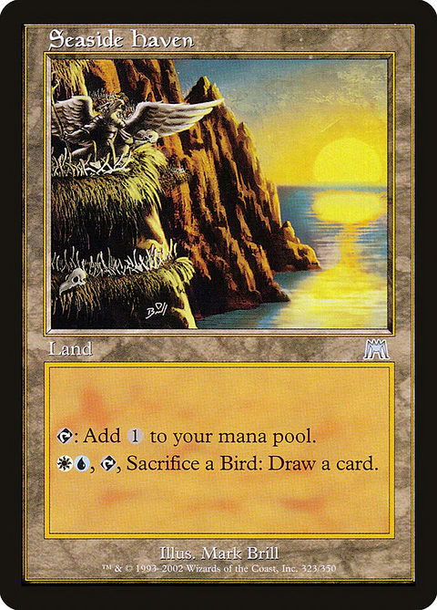Seaside Haven (Retro Frame)