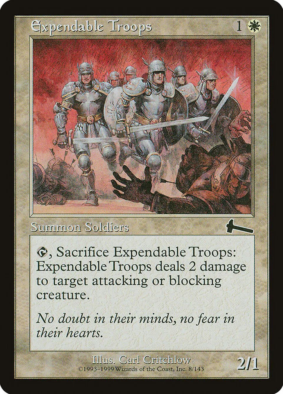 Expendable Troops (Retro Frame) 1