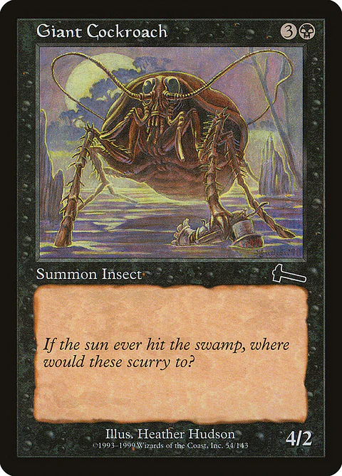 Giant Cockroach (Retro Frame)