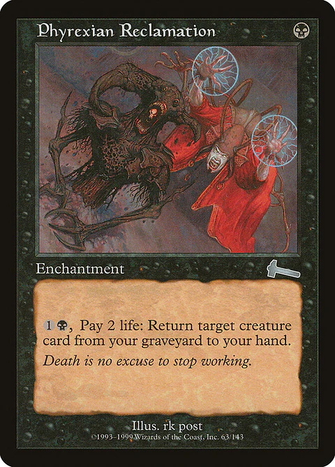 Phyrexian Reclamation (Retro Frame)