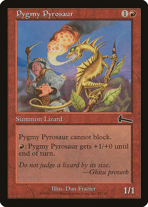 Pygmy Pyrosaur (Retro Frame)
