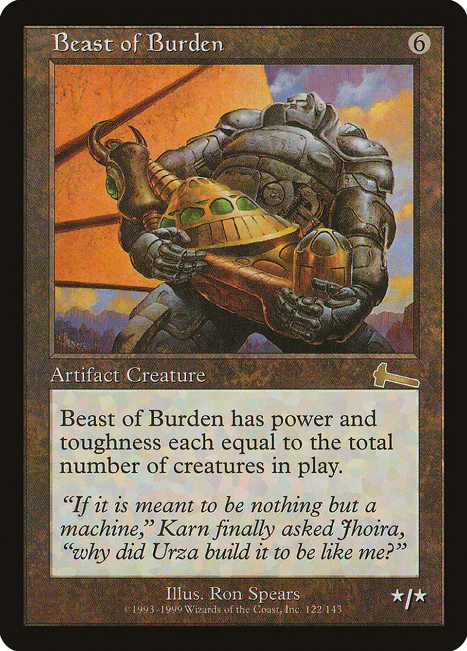 Beast of Burden (Retro Frame) 1