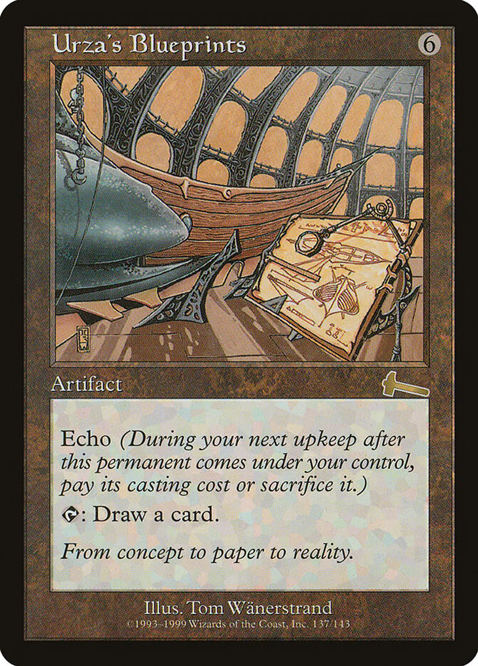 Urza's Blueprints (Retro Frame) 1
