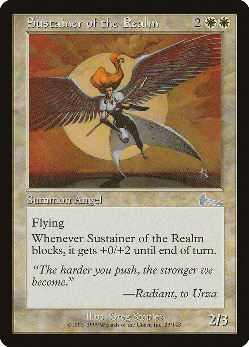 Sustainer of the Realm (Retro Frame) 1