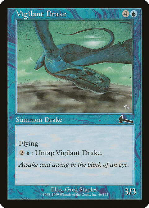 Vigilant Drake (Retro Frame)