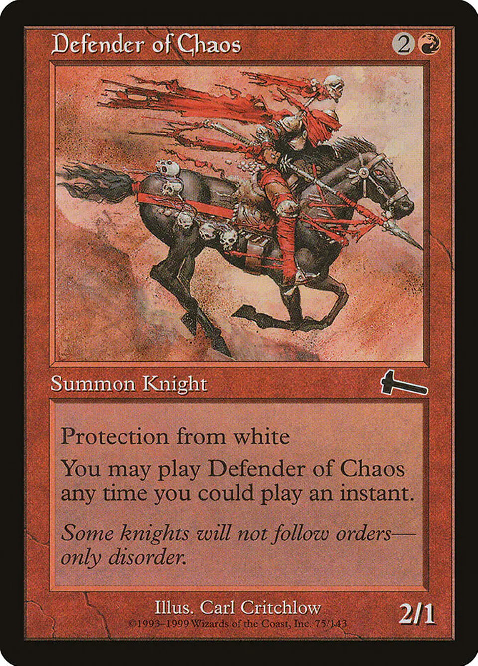 Defender of Chaos (Retro Frame) 1