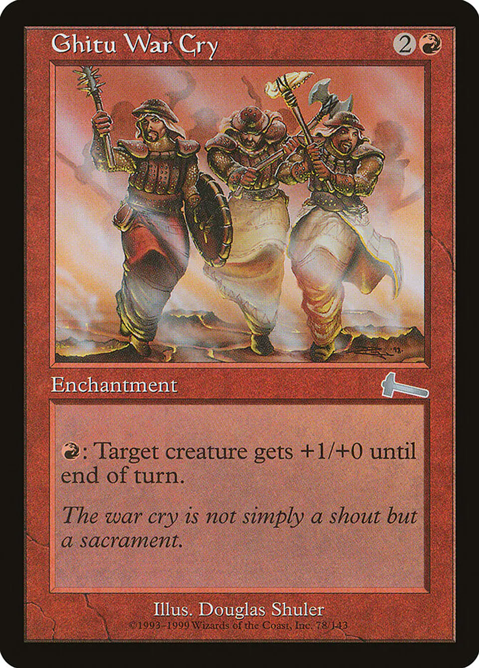 Ghitu War Cry (Retro Frame) 1