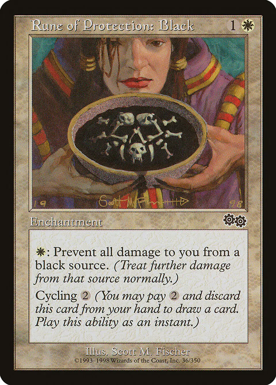 Rune of Protection: Black (Retro Frame) 1