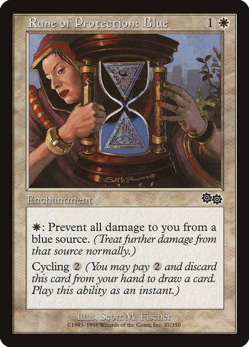 Rune of Protection: Blue (Retro Frame) 1