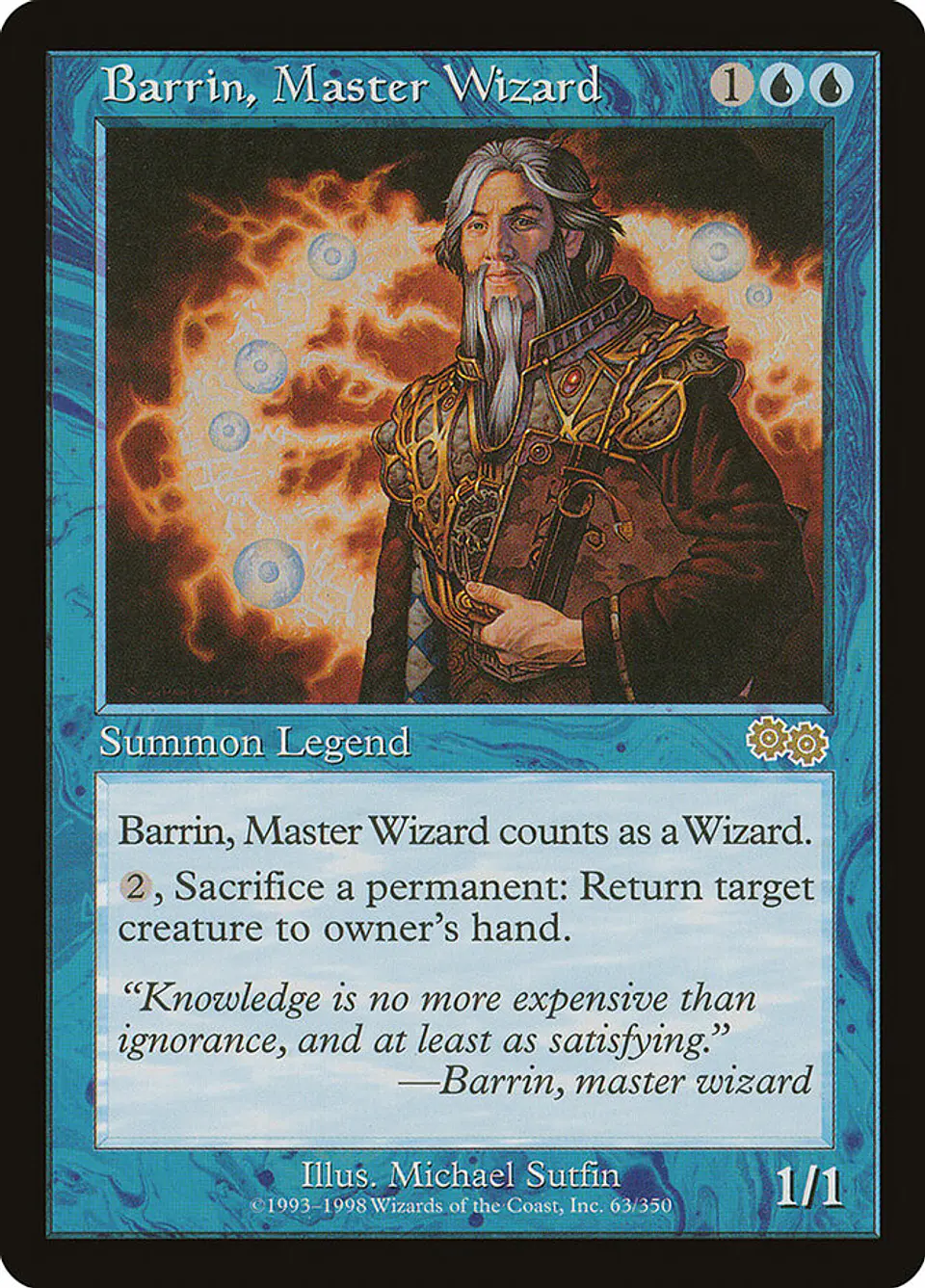 Barrin, Master Wizard (Retro Frame) 1