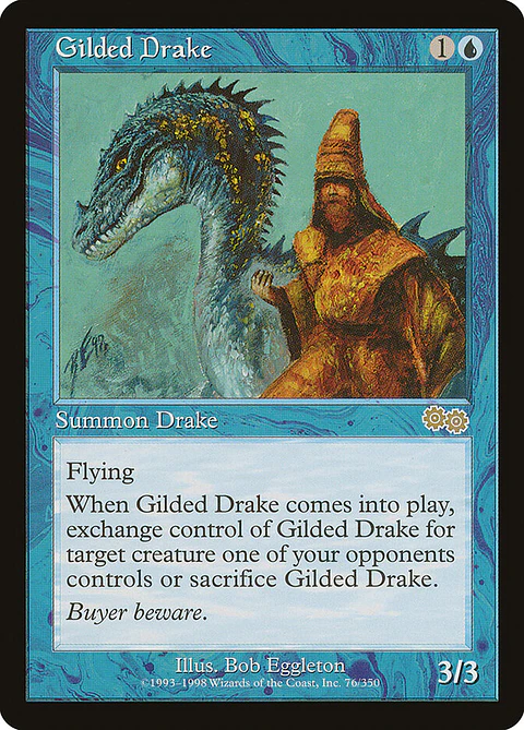 Gilded Drake (Retro Frame)