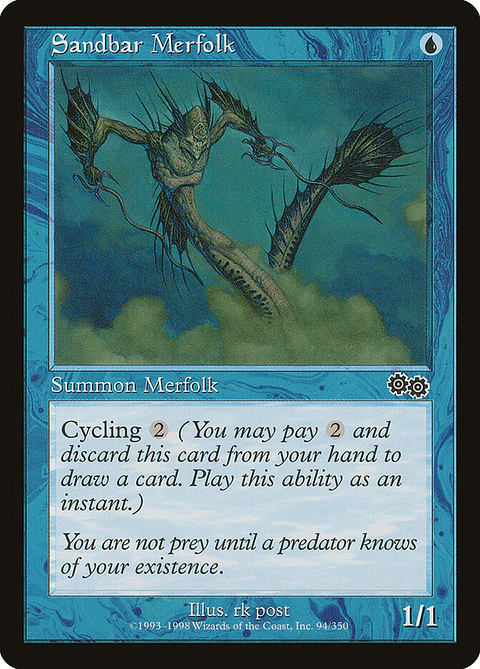Sandbar Merfolk (Retro Frame)