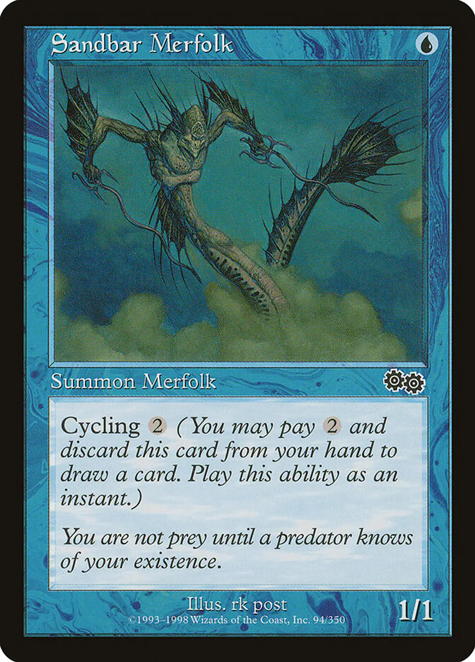 Sandbar Merfolk (Retro Frame) 1
