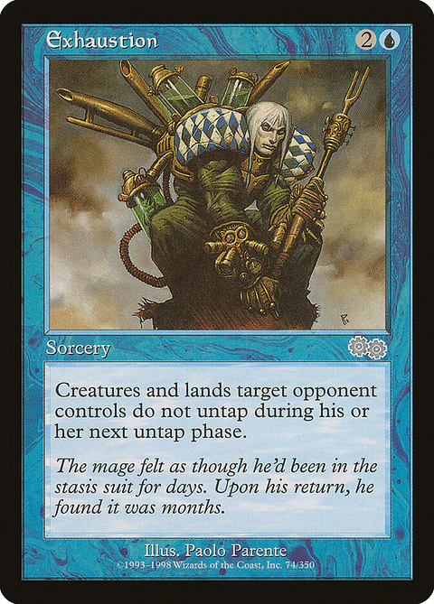 Exhaustion (Retro Frame)