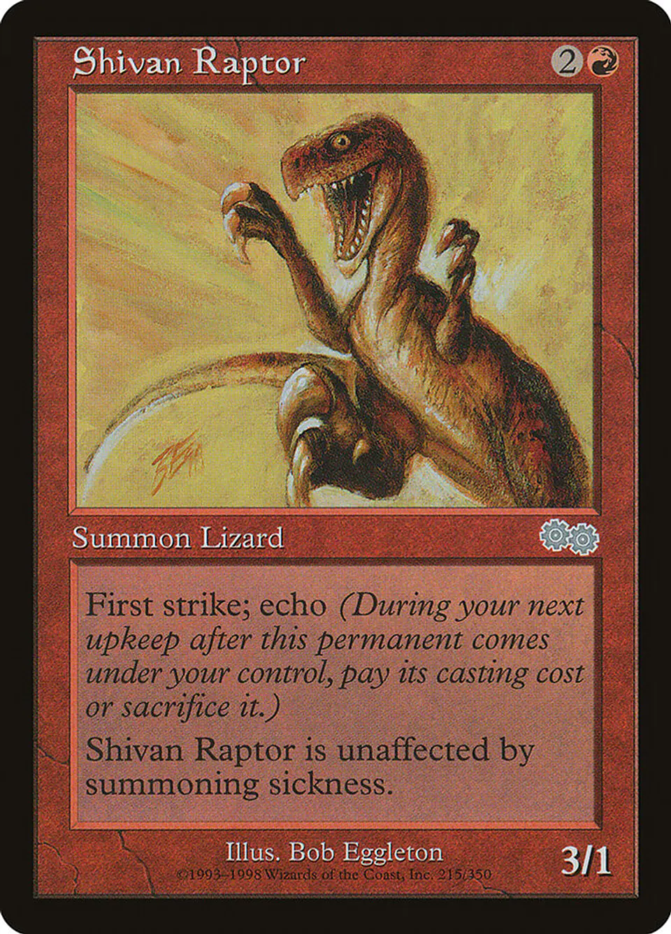 Shivan Raptor (Retro Frame) 1