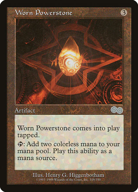 Worn Powerstone (Retro Frame)