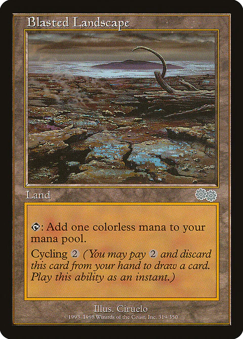 Blasted Landscape (Retro Frame)