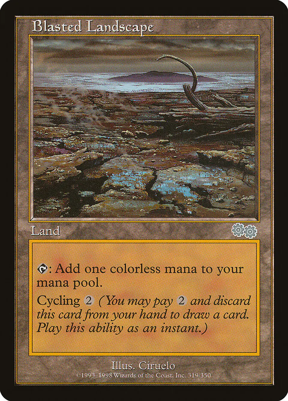 Blasted Landscape (Retro Frame) 1