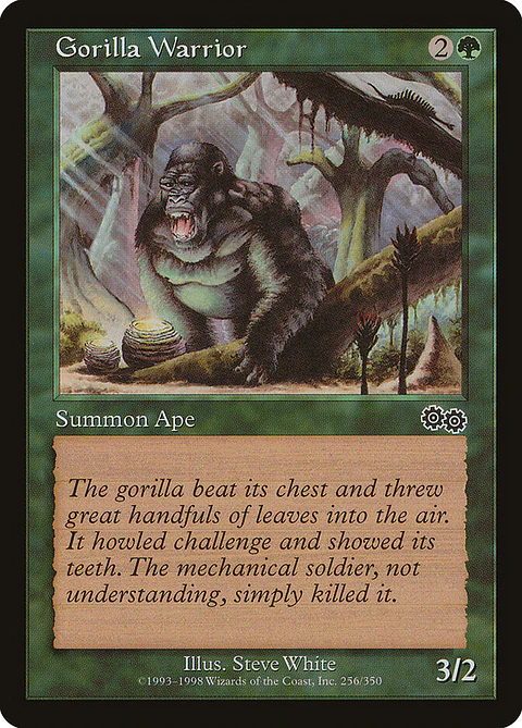 Gorilla Warrior (Retro Frame)