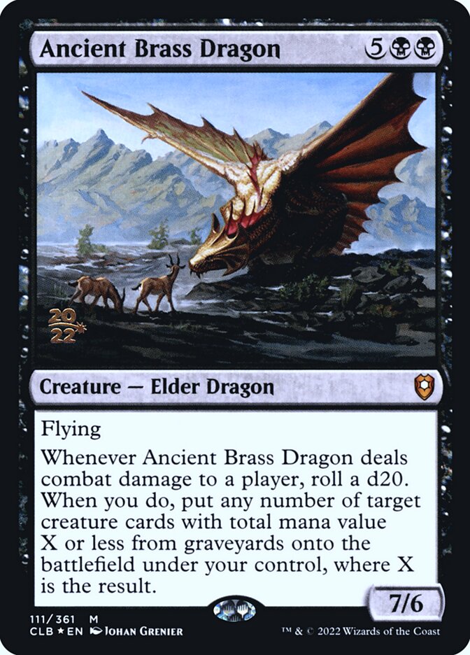 Ancient Brass Dragon (Pre-release)