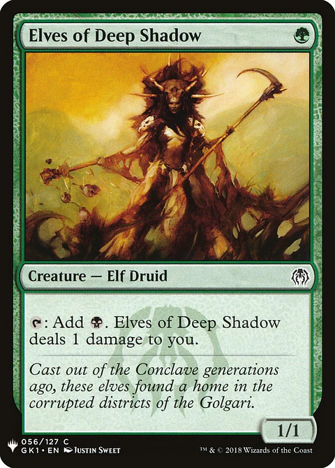 Elves of Deep Shadow (The List)
