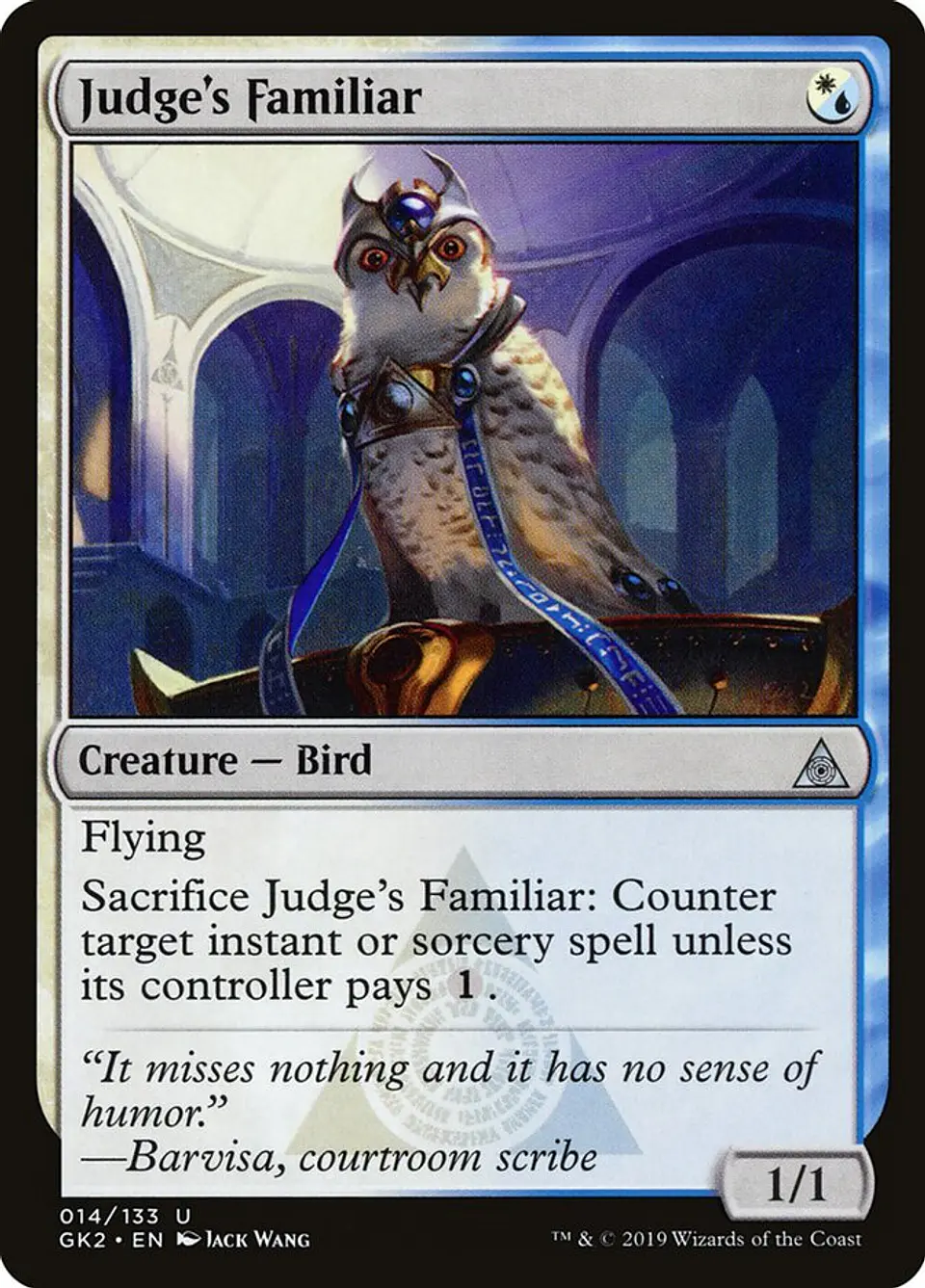 Judge's Familiar 1