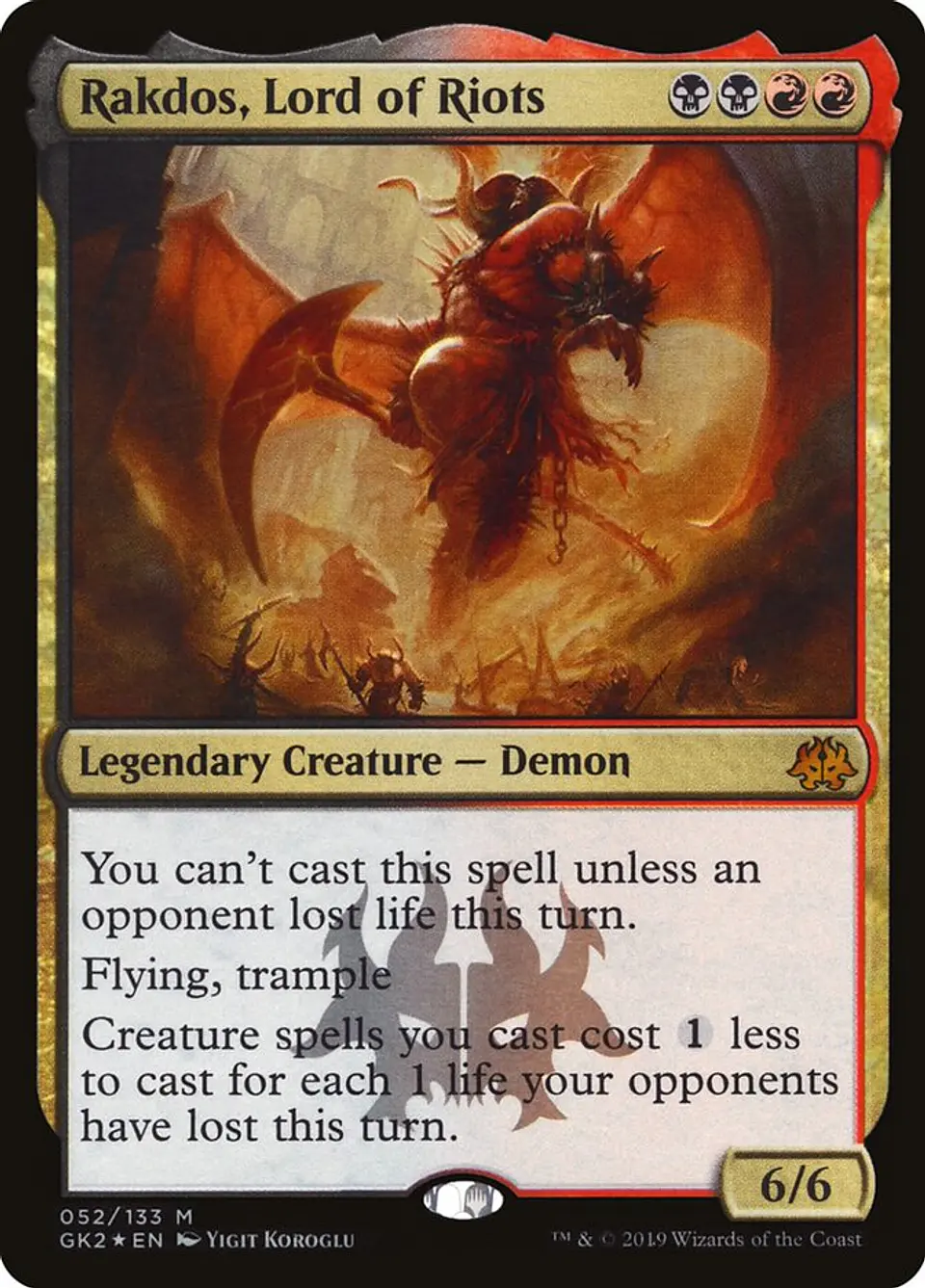 Rakdos, Lord of Riots 1