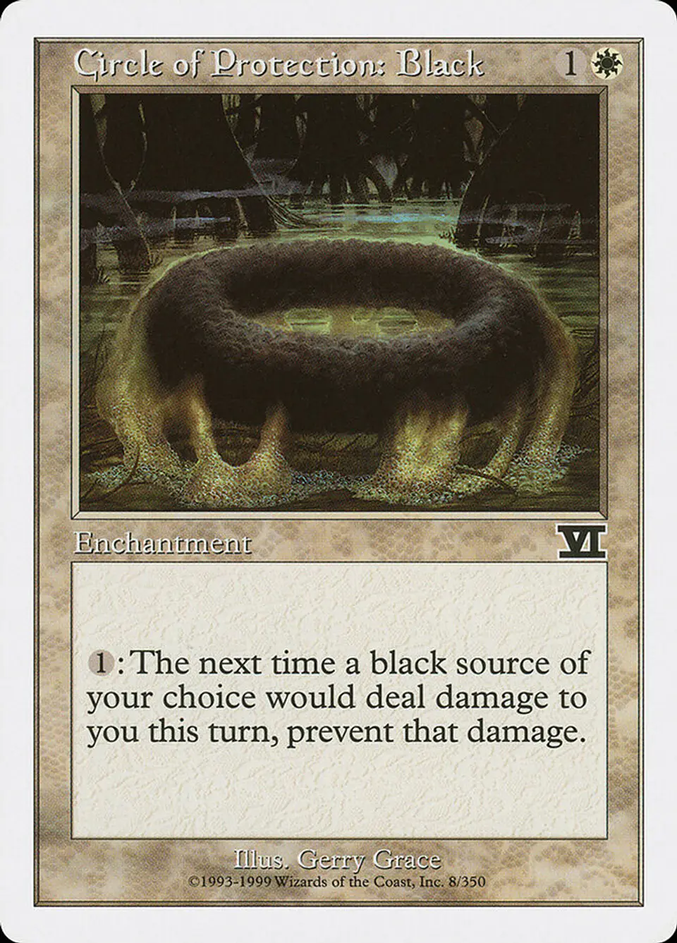 Circle of Protection: Black (Retro Frame) 1