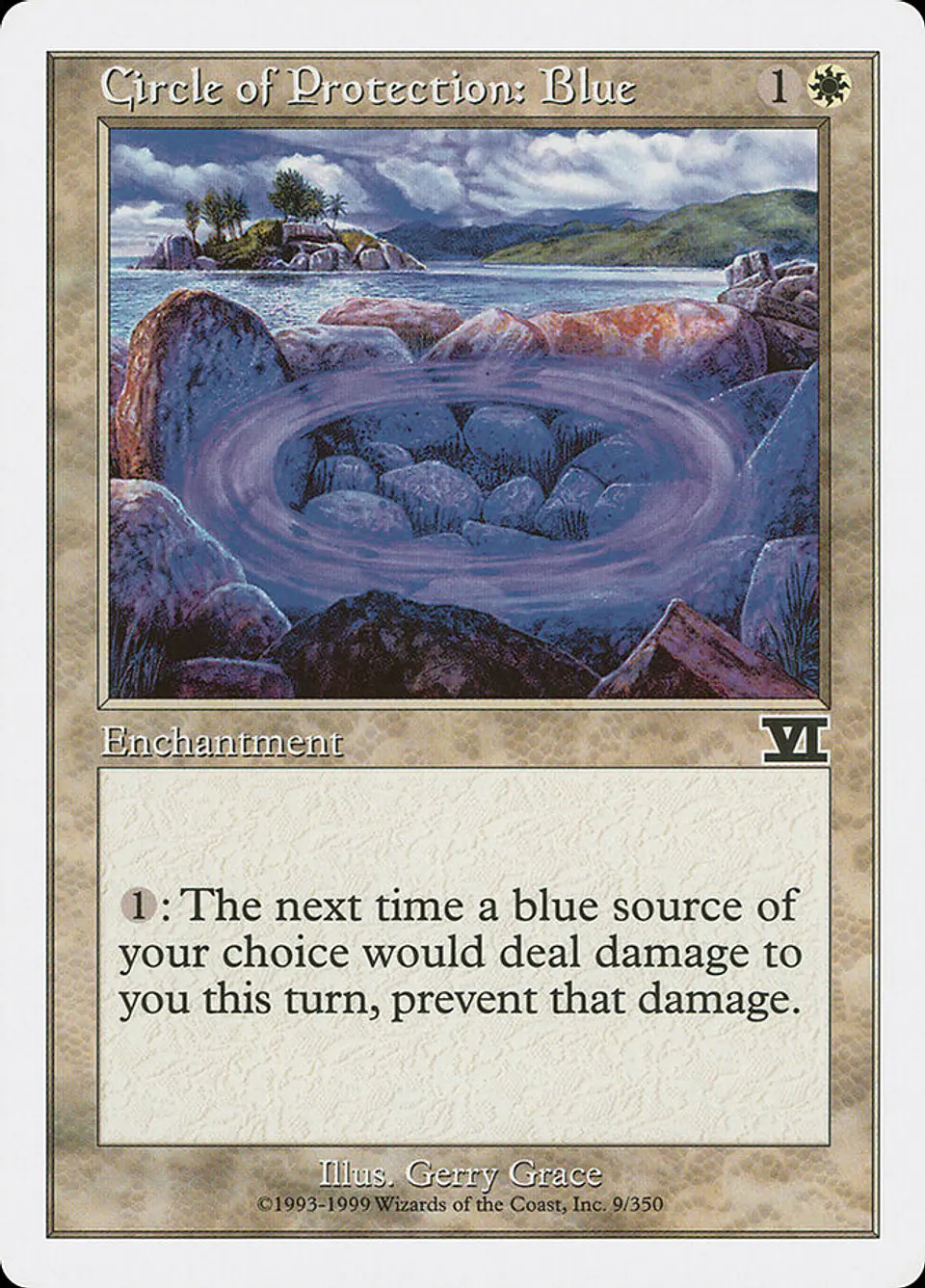 Circle of Protection: Blue (Retro Frame) 1