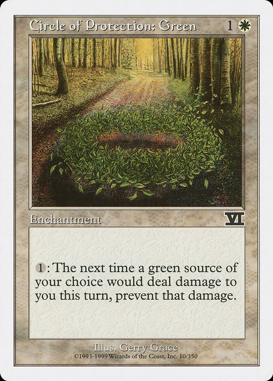 Circle of Protection: Green (Retro Frame) 1
