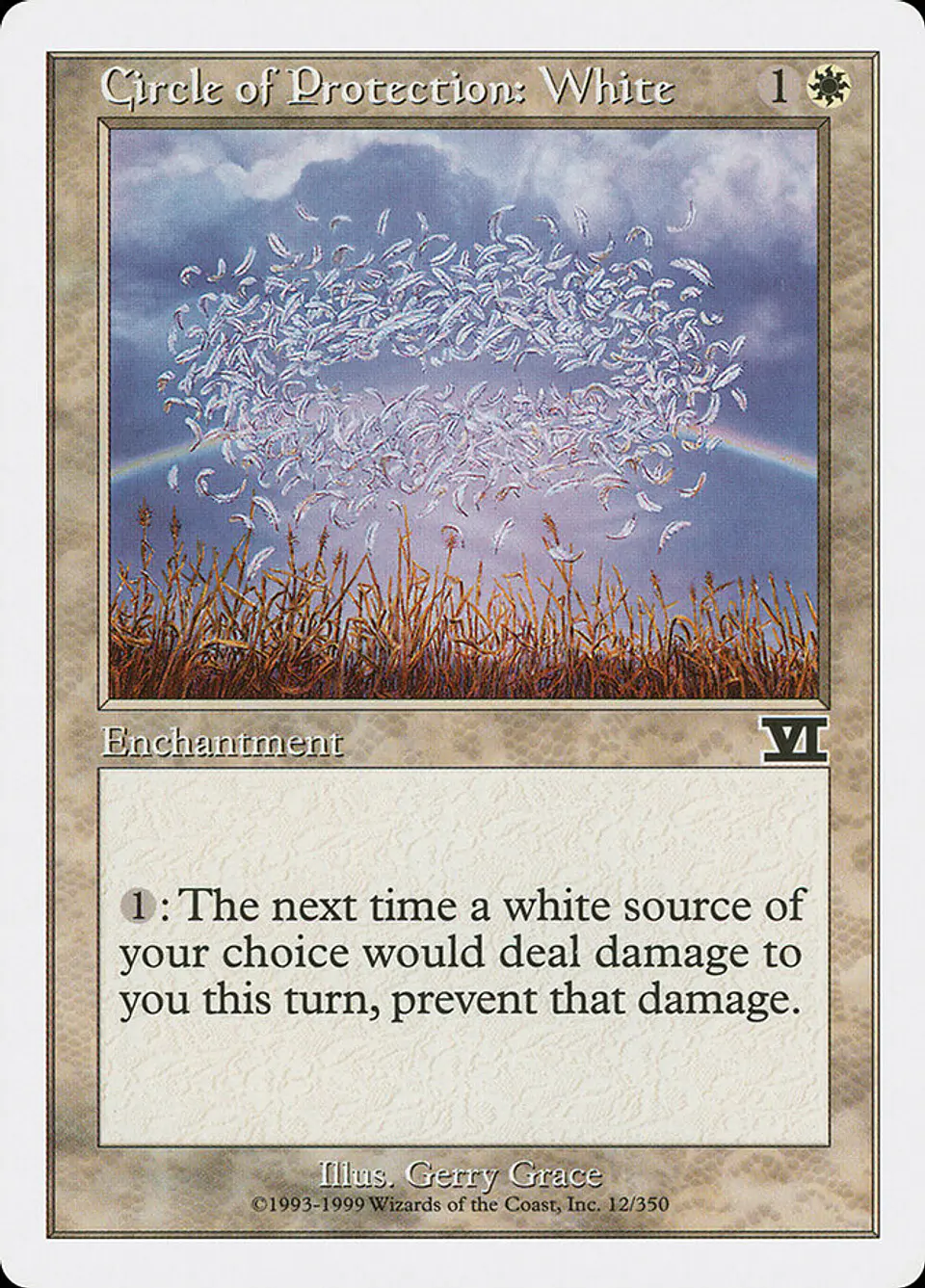 Circle of Protection: White (Retro Frame) 1