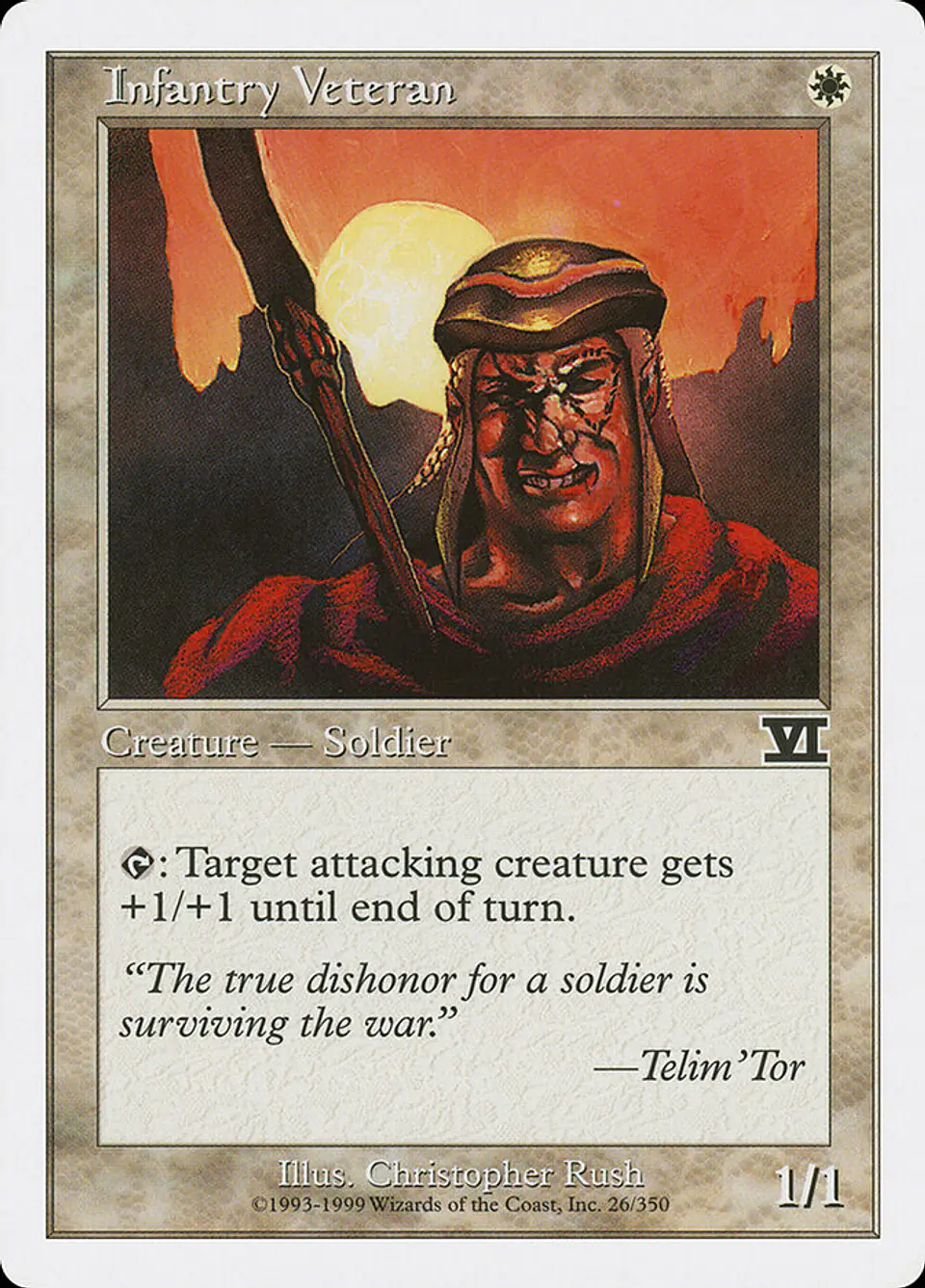 Infantry Veteran (Retro Frame) 1