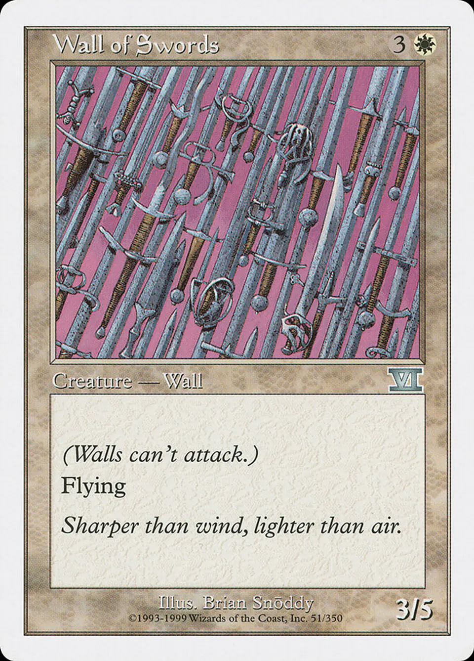 Wall of Swords (Retro Frame) 1