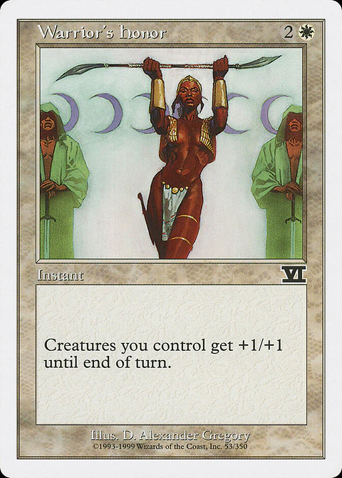 Warrior's Honor (Retro Frame)